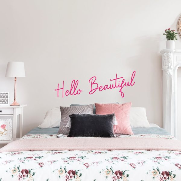 Hello Beautiful Removable Wall Decal Discount