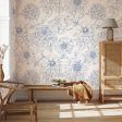 Floral Blooms Peel and Stick Wall Mural Online now