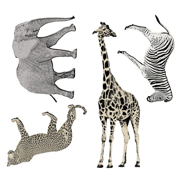 Safari Animals Removable Wall Decals Online