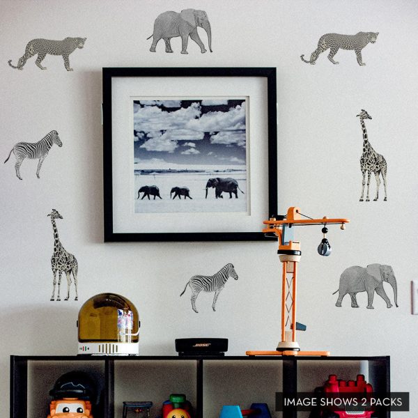 Safari Animals Removable Wall Decals Online