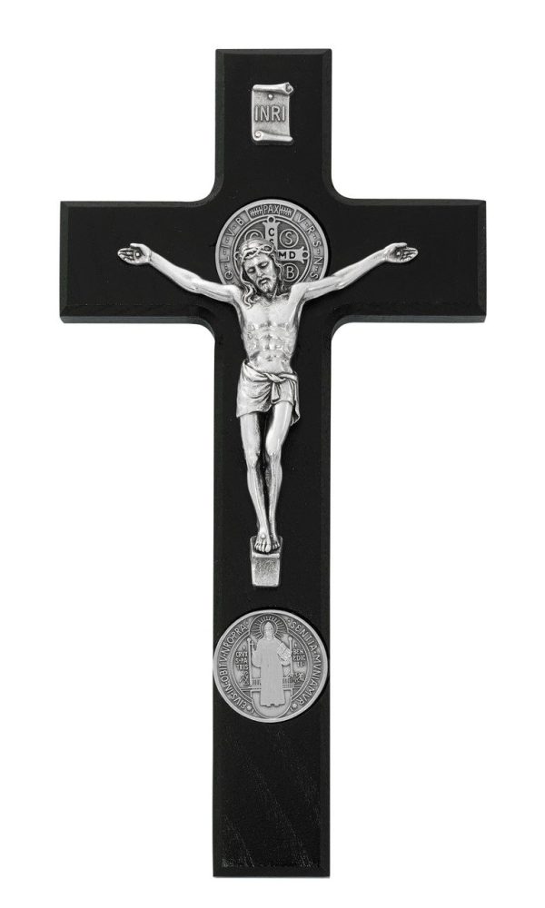 9  Black St Benedict Crucifix Supply