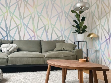 Holographic Intersections Peel and Stick Wallpaper by Genevieve Gorder Online Hot Sale