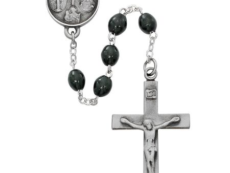 Black Wood Lord s Prayer Rosary For Discount