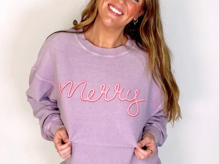 Fa La La La La Corded Sweatshirt Sale