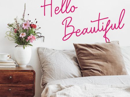 Hello Beautiful Removable Wall Decal Discount