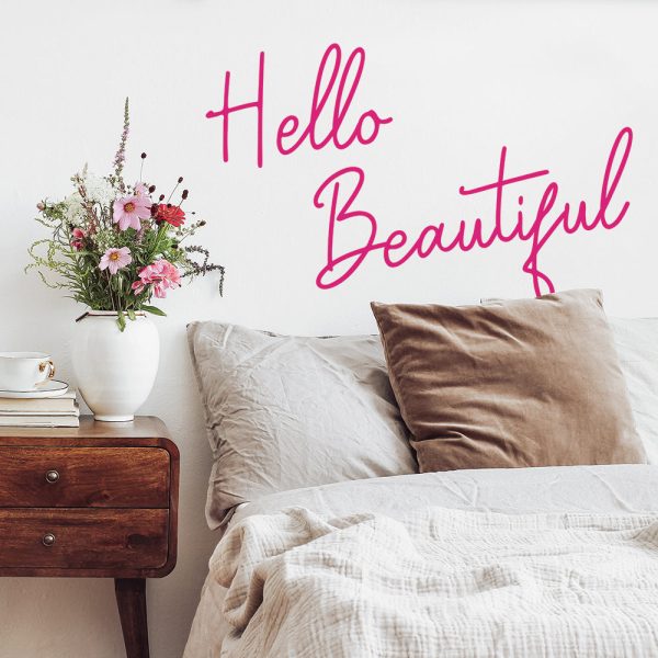 Hello Beautiful Removable Wall Decal Discount