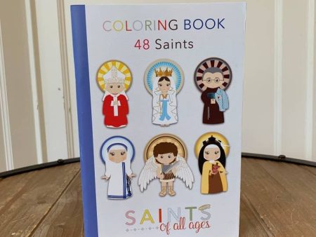 Catholic Saints Coloring Book Hot on Sale