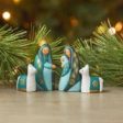 Tranquil Teal Nativity- Peru Online Hot Sale