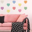 Candy Heart Removable Wall Decals Fashion