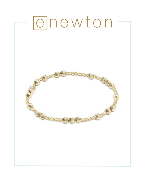 E Newton Hope Unwritten Dignity 4mm Bead Bracelet - Gold on Sale