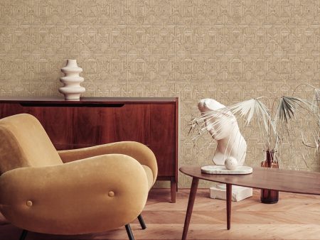 Hoffmann Faux Sisal Textured Peel and Stick Wallpaper by Jeremiah Brent Hot on Sale