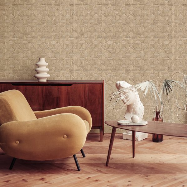 Hoffmann Faux Sisal Textured Peel and Stick Wallpaper by Jeremiah Brent Hot on Sale