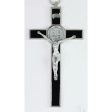 8  Black Enamel St Benedict Crucifix For Sale