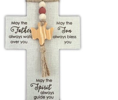 Fabric Wrapped Confirmation Cross For Discount