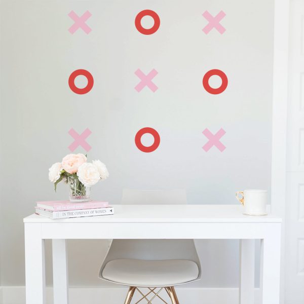 Tic Tac Toe Removable Wall Decals Sale