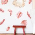 Watercolor Palm Leaf Wall Decals For Sale