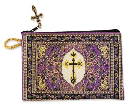 Tapestry Icon Rosary Case 5.5x4  Discount