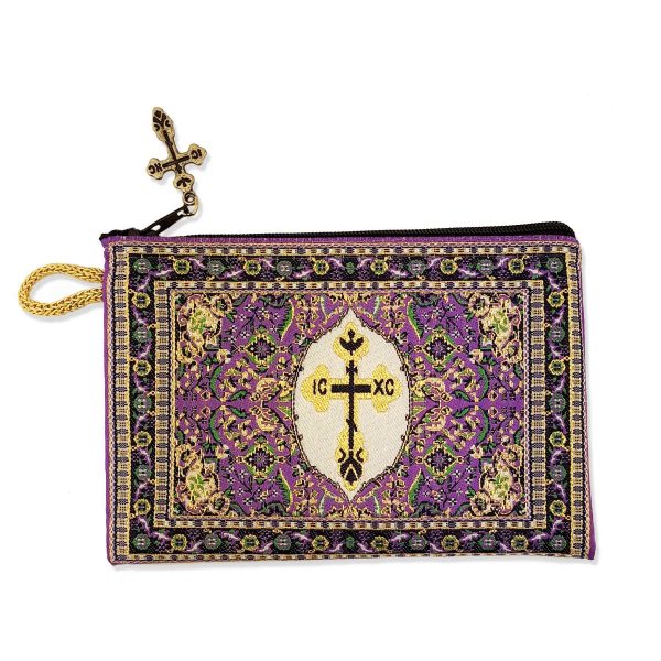 Tapestry Icon Rosary Case 5.5x4  Discount