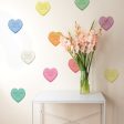 Candy Heart Removable Wall Decals Fashion