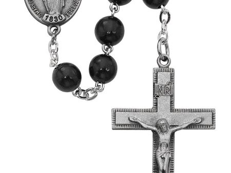 7mm Black Wood Rosary Sale