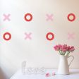 Tic Tac Toe Removable Wall Decals Sale