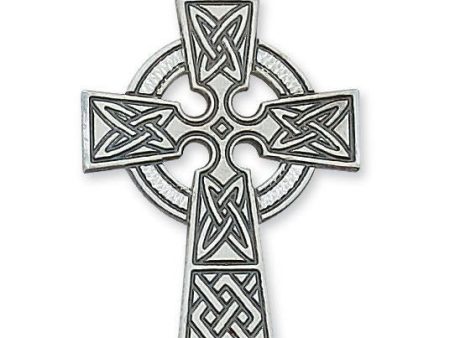 Large Celtic Cross SS Necklace 24 Inch Chain Online Hot Sale