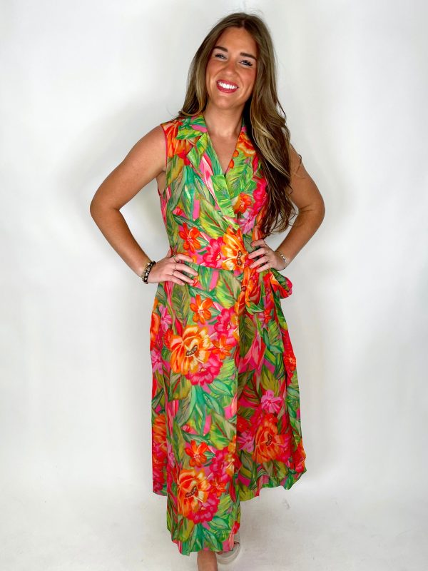 Palm Springs Midi Dress Hot on Sale