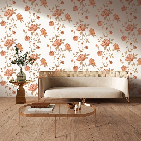 Rambling Rose Peel and Stick Wallpaper By She She Online Hot Sale