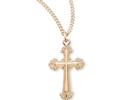 Gold Over Sterling Silver Cross 18 Inch Chain Online