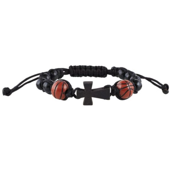 Basketball Sports Rosary Bracelet Hot on Sale