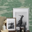 Forest Toile Peel and Stick Wallpaper For Cheap