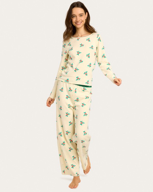 Ellie Pajama Set In Rosebud Hot on Sale