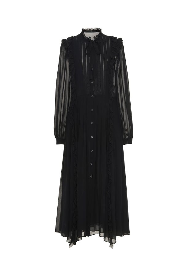 Brielle Dress - Noir Cheap