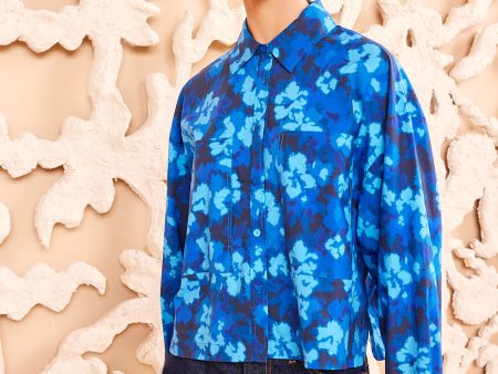 Aria Blouse - Azure Online Hot Sale