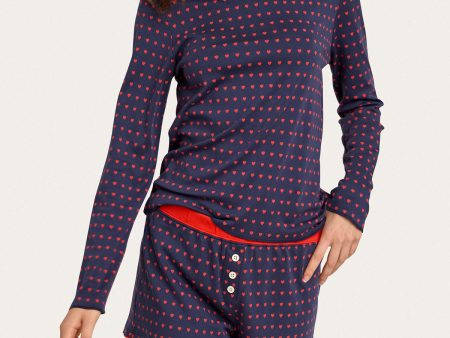 Ellie Shortie PJ Set in Midnight Fashion