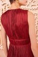 Luisa Dress - Claret For Sale