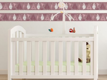 Princess Peel and Stick Wallpaper Border Cheap