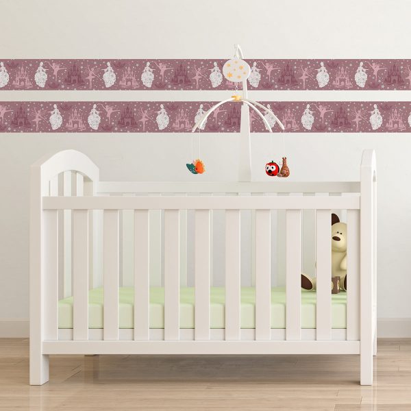 Princess Peel and Stick Wallpaper Border Cheap