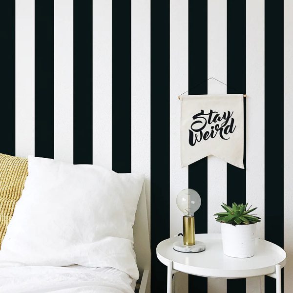 Single Stripe Peel and Stick Wallpaper Border Hot on Sale