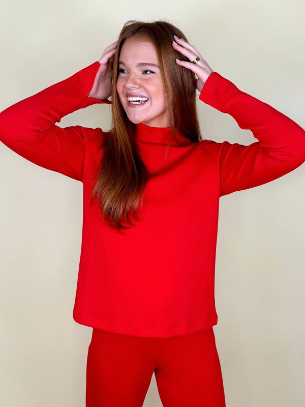 AirEssentials Mock Neck Pullover | Spanx Cheap