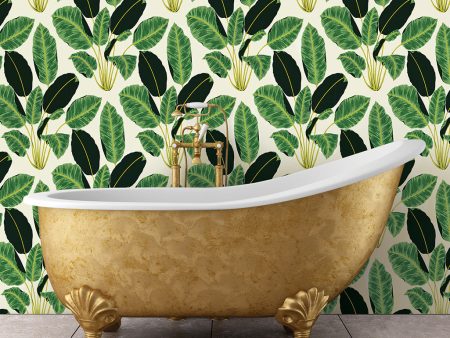 Hojas Cubanas Peel and Stick Wallpaper By Genevieve Gorder Fashion