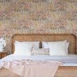 Crafted Floral Peel and Stick Wallpaper For Sale