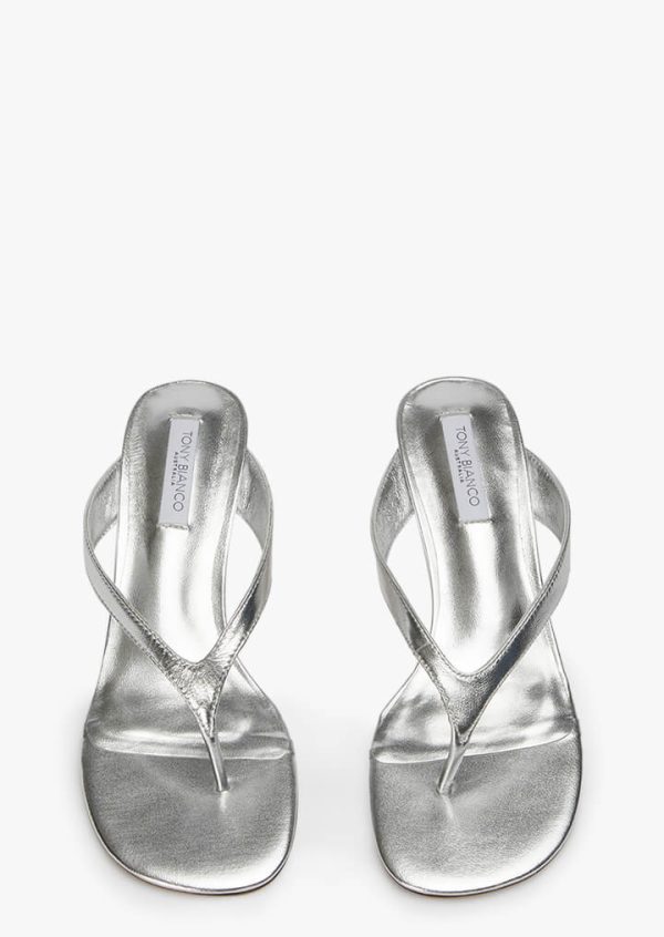 Krista Silver Nappa Metallic Online now