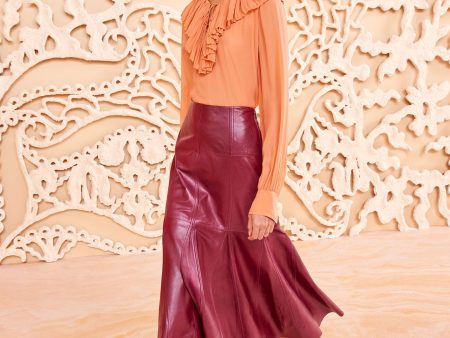 Noemie Skirt - Garnet Hot on Sale