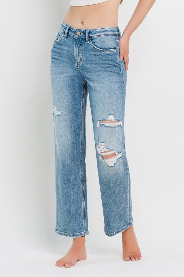 Vervet High Rise Dad Jeans Supply