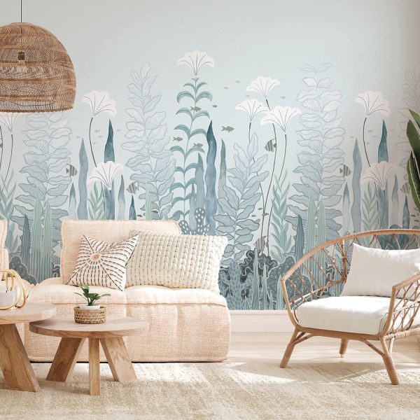 Coral and Kelp Peel and Stick Wall Mural Fashion