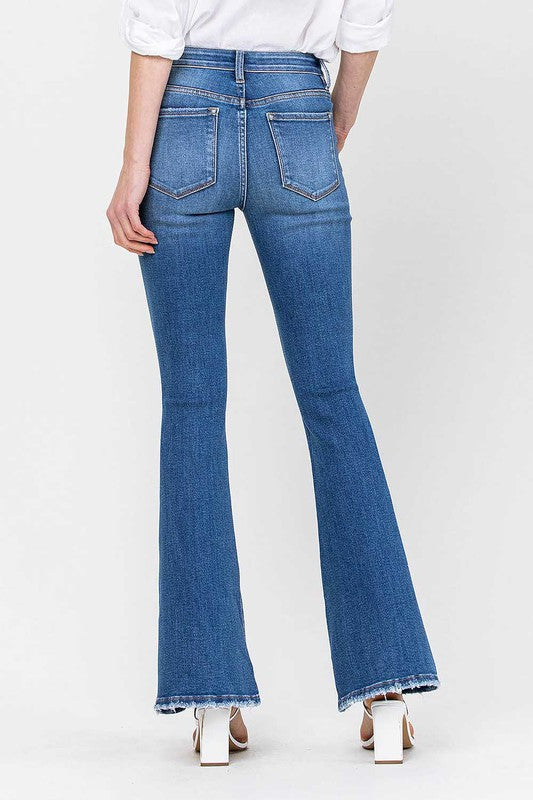 Vervet Mid Rise Flare Jeans For Cheap