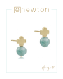 E Newton Signature Cross Gold Stud - Spring Summer Gemstones Online Hot Sale