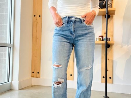 Vervet High Rise Dad Jeans Supply