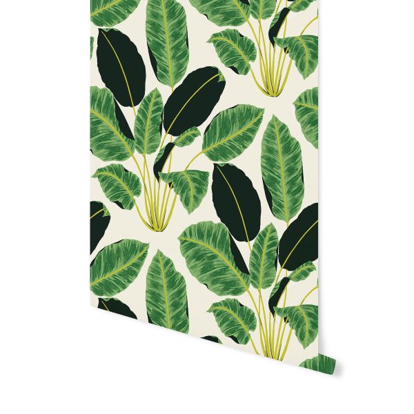 Hojas Cubanas Peel and Stick Wallpaper By Genevieve Gorder Fashion